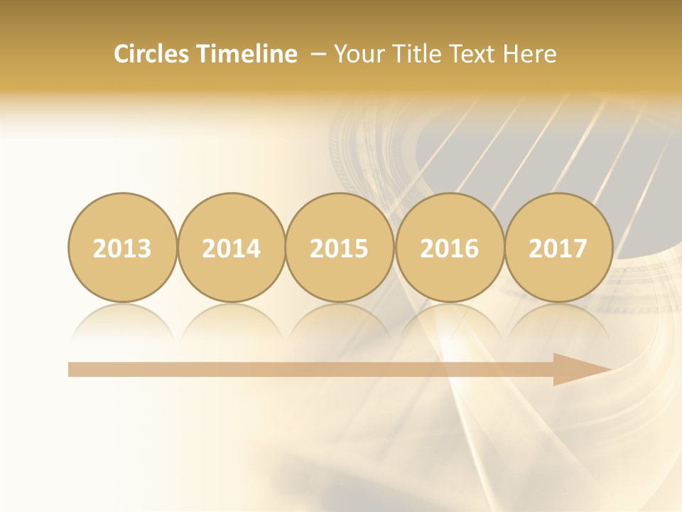 Guitar Water Digital PowerPoint Template