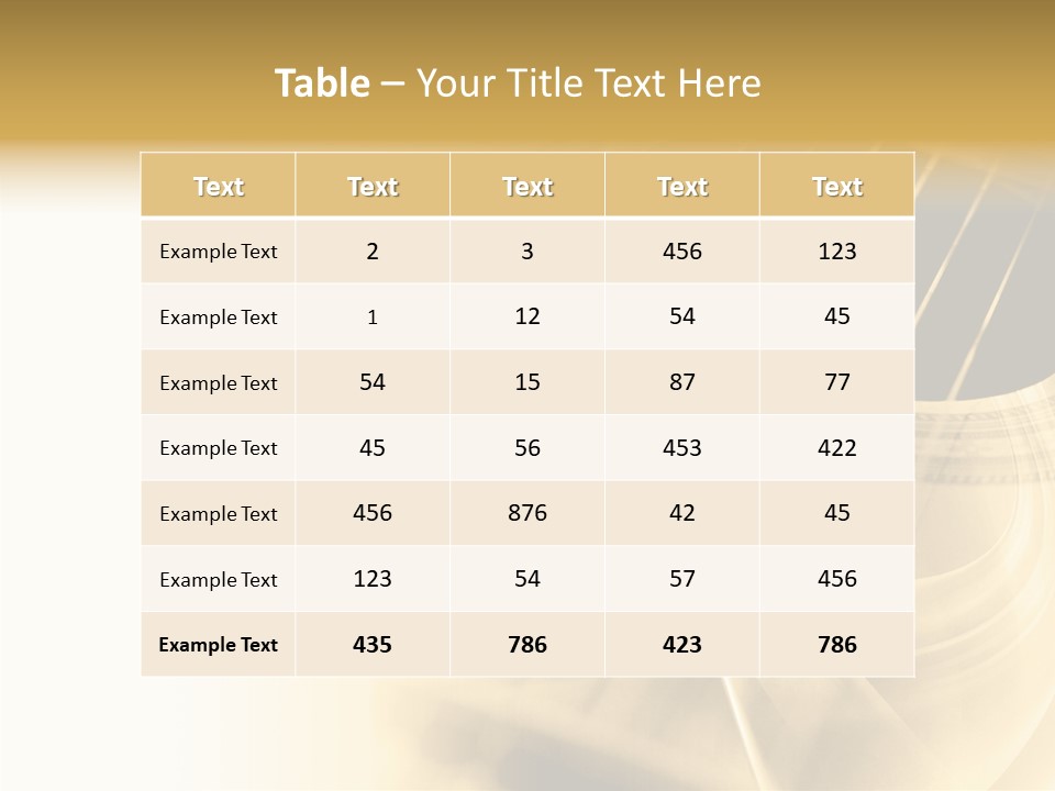 Guitar Water Digital PowerPoint Template