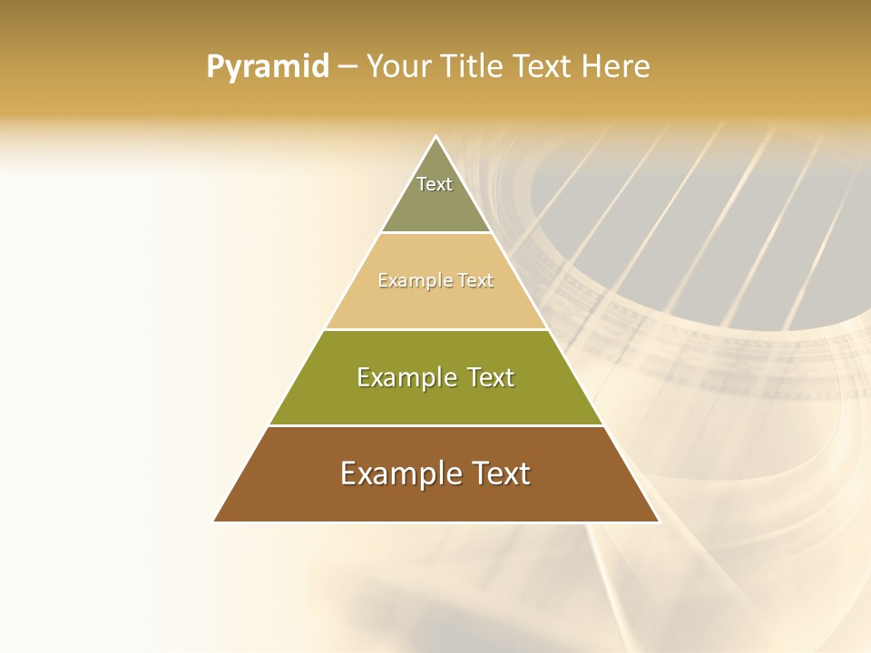 Guitar Water Digital PowerPoint Template