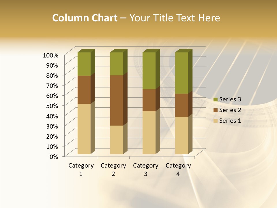 Guitar Water Digital PowerPoint Template