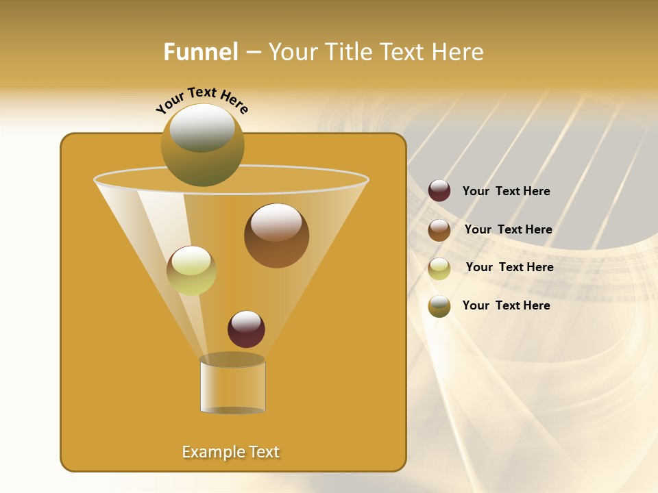 Guitar Water Digital PowerPoint Template