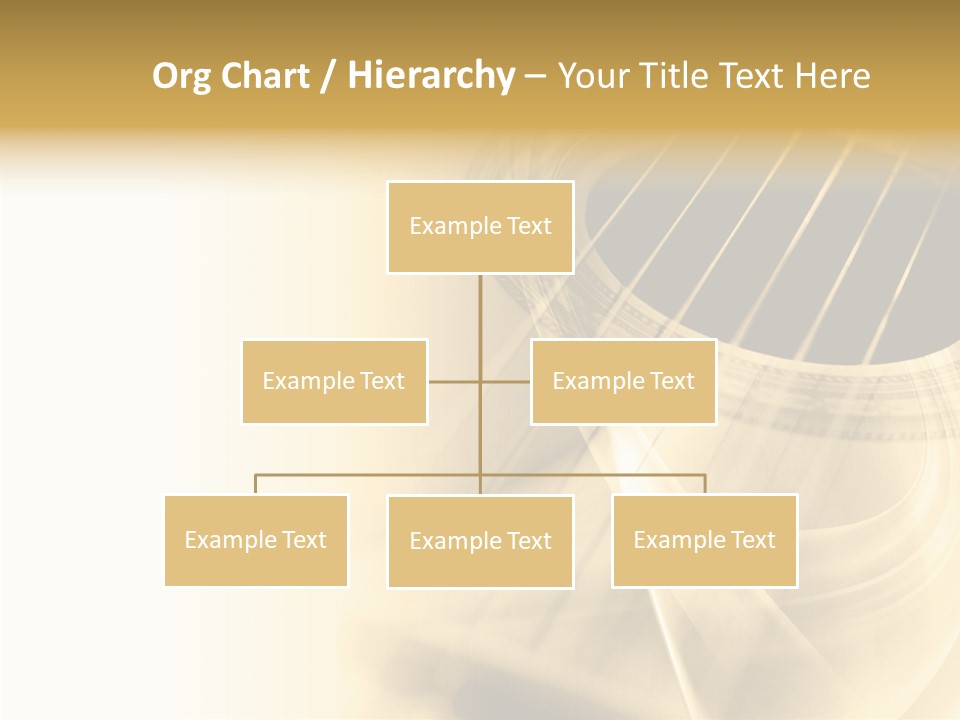 Guitar Water Digital PowerPoint Template