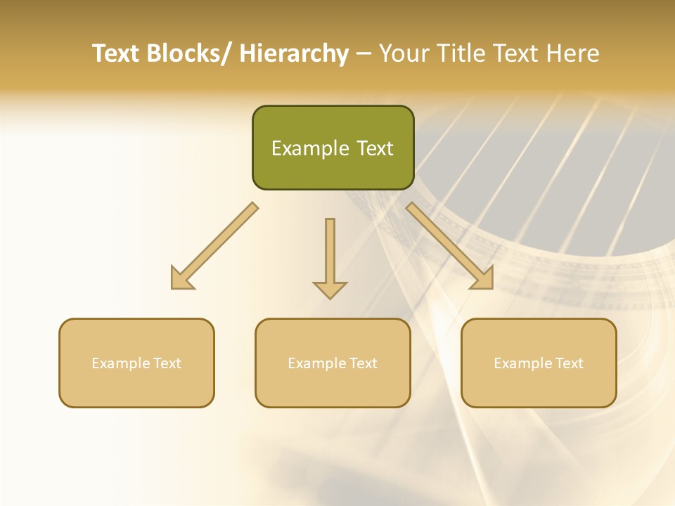Guitar Water Digital PowerPoint Template