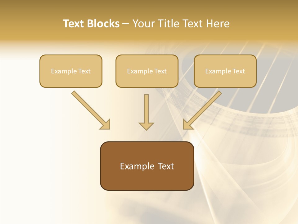 Guitar Water Digital PowerPoint Template