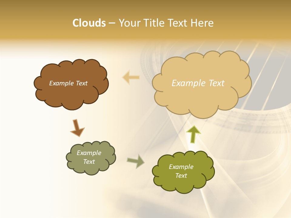 Guitar Water Digital PowerPoint Template
