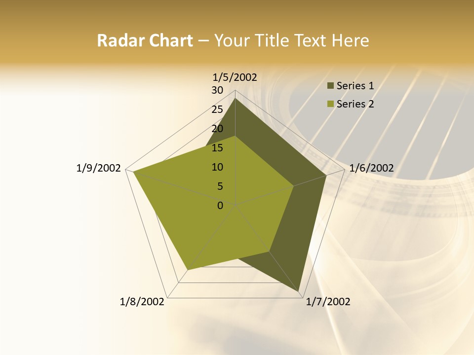 Guitar Water Digital PowerPoint Template