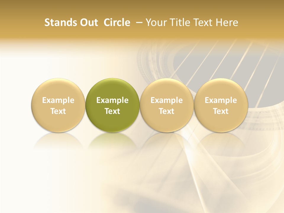 Guitar Water Digital PowerPoint Template