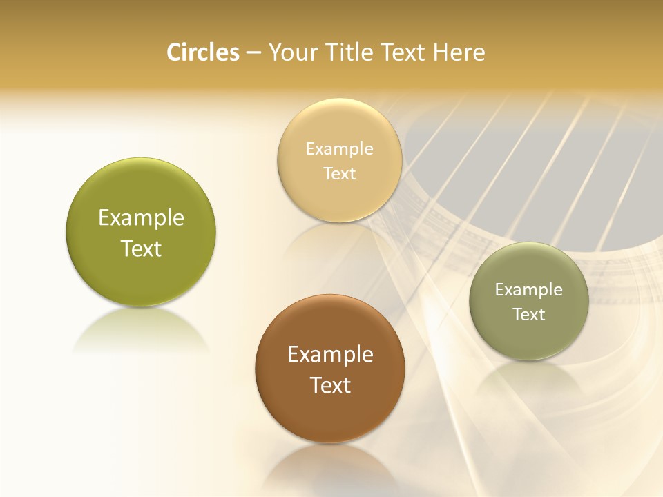 Guitar Water Digital PowerPoint Template