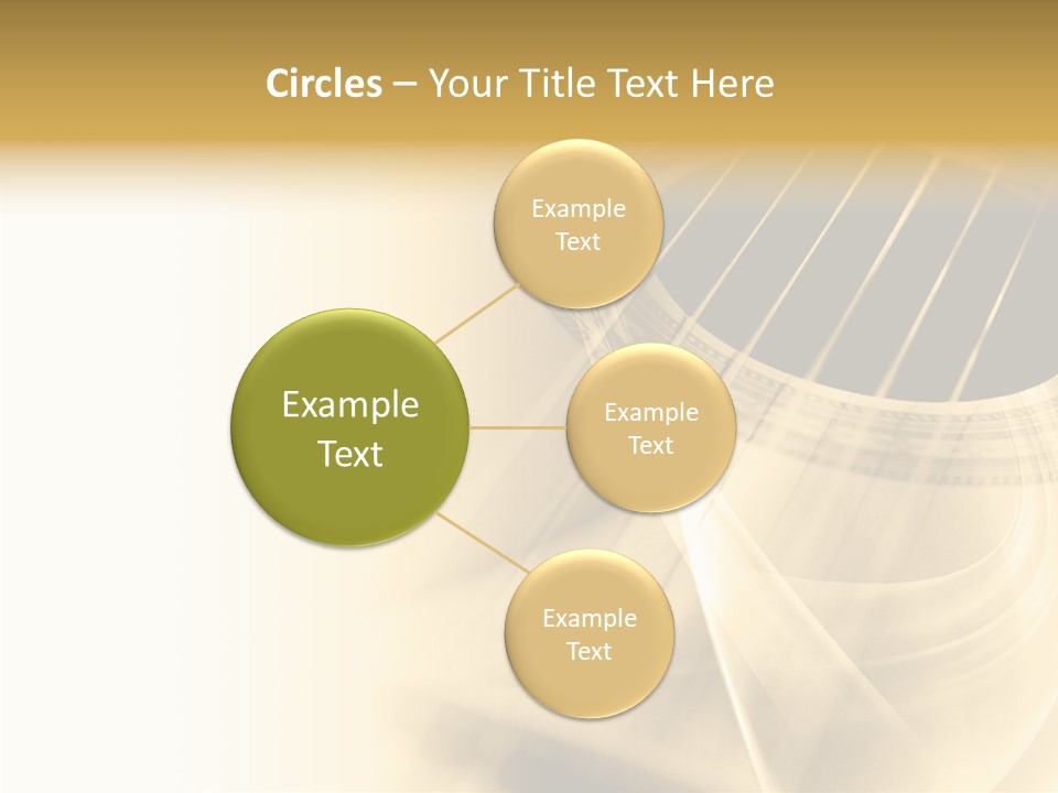 Guitar Water Digital PowerPoint Template