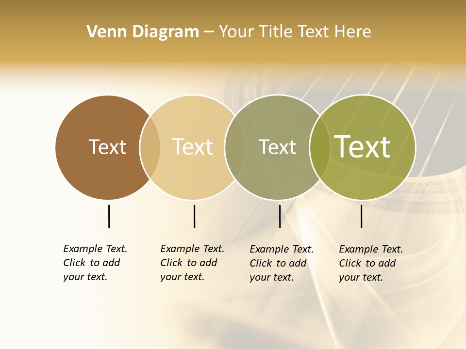 Guitar Water Digital PowerPoint Template