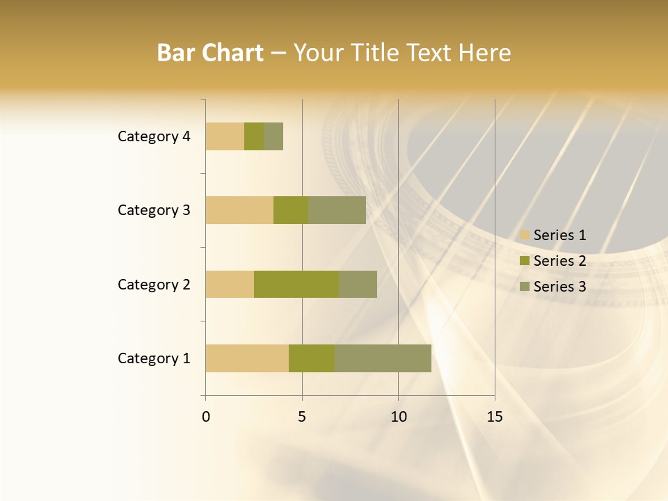 Guitar Water Digital PowerPoint Template