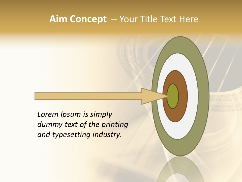 Guitar Water Digital PowerPoint Template