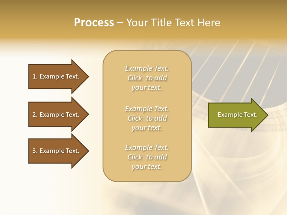 Guitar Water Digital PowerPoint Template