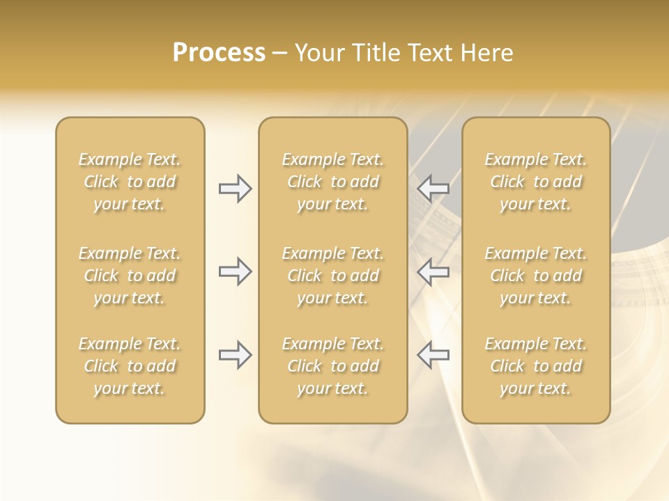 Guitar Water Digital PowerPoint Template