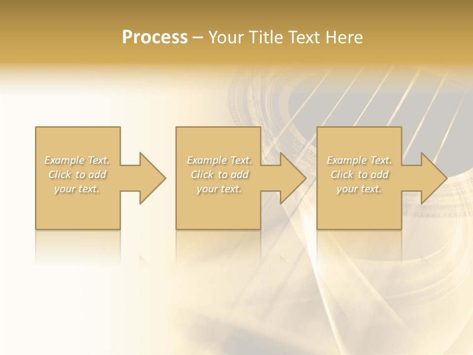 Guitar Water Digital PowerPoint Template