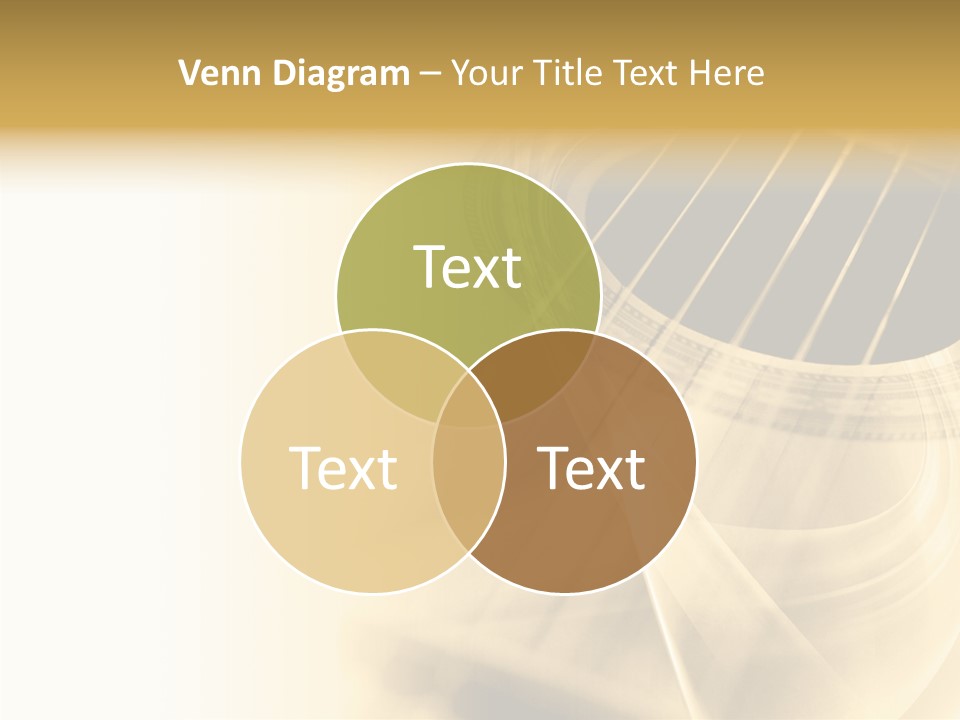 Guitar Water Digital PowerPoint Template