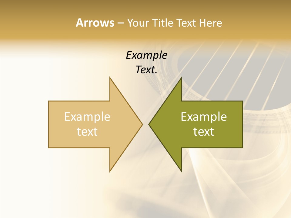 Guitar Water Digital PowerPoint Template