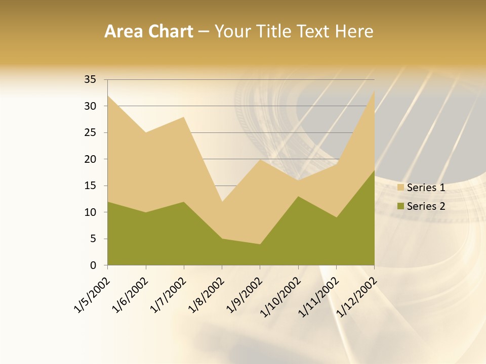 Guitar Water Digital PowerPoint Template