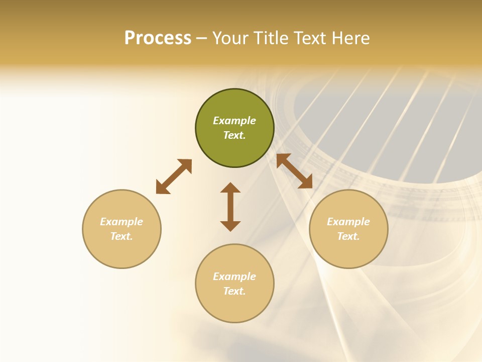 Guitar Water Digital PowerPoint Template