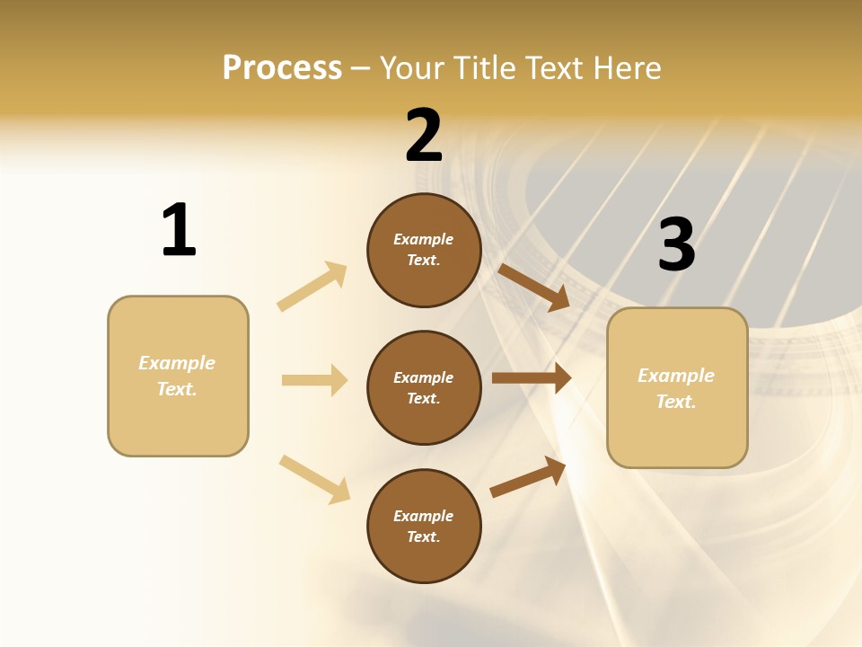 Guitar Water Digital PowerPoint Template