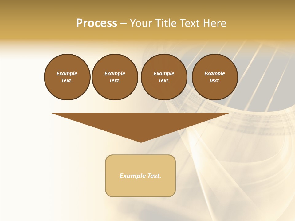 Guitar Water Digital PowerPoint Template