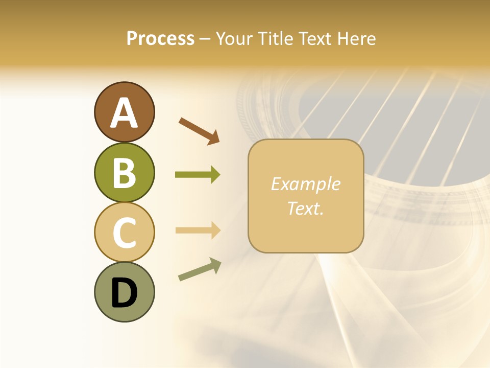 Guitar Water Digital PowerPoint Template