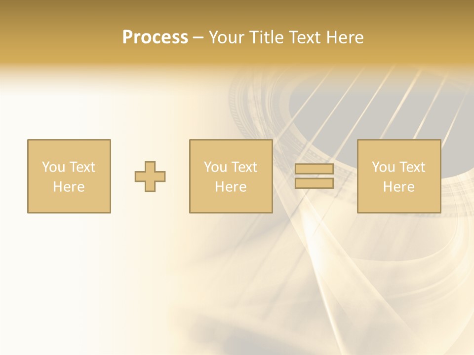 Guitar Water Digital PowerPoint Template