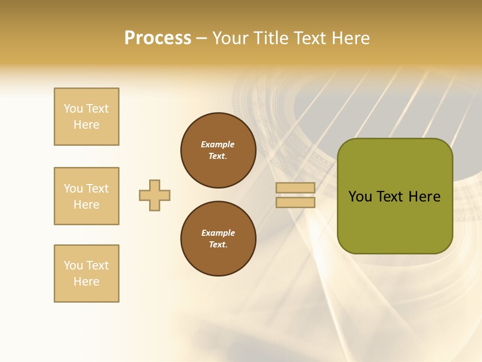 Guitar Water Digital PowerPoint Template