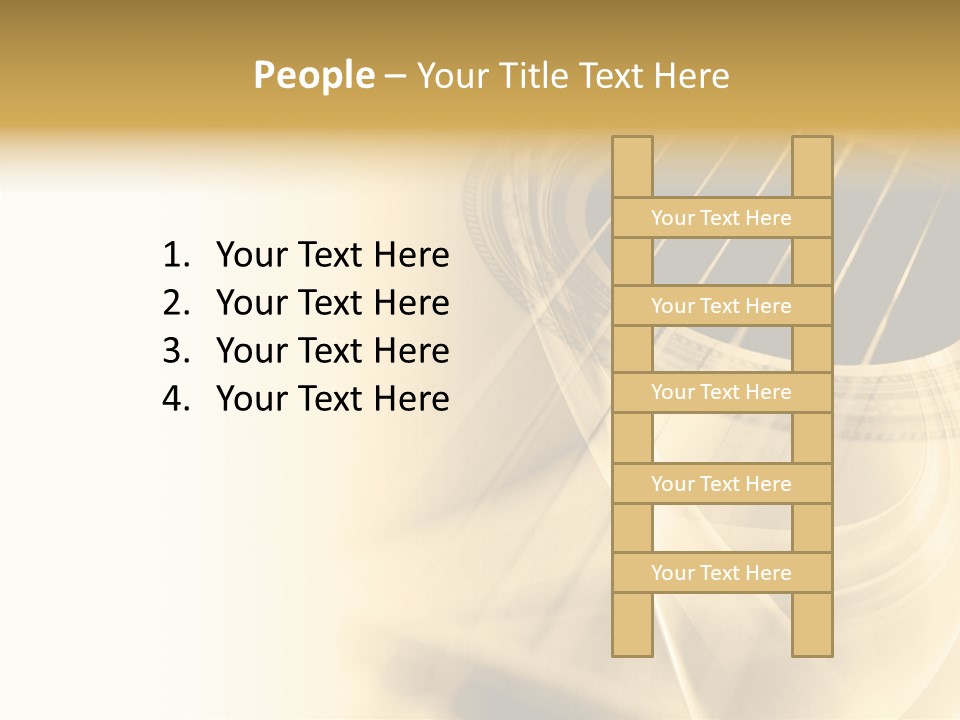 Guitar Water Digital PowerPoint Template