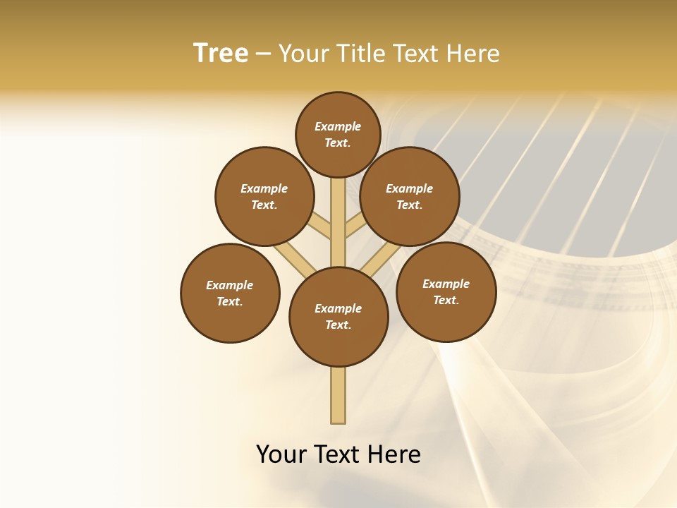 Guitar Water Digital PowerPoint Template