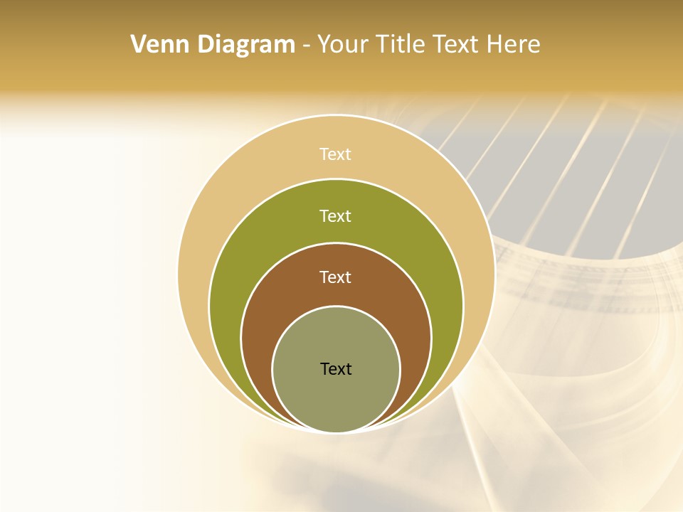 Guitar Water Digital PowerPoint Template
