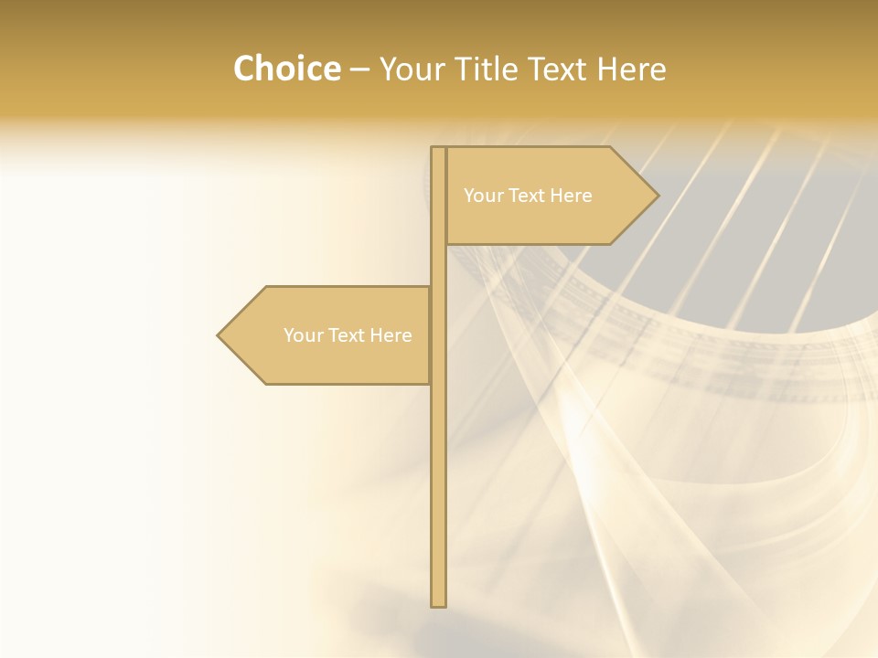 Guitar Water Digital PowerPoint Template