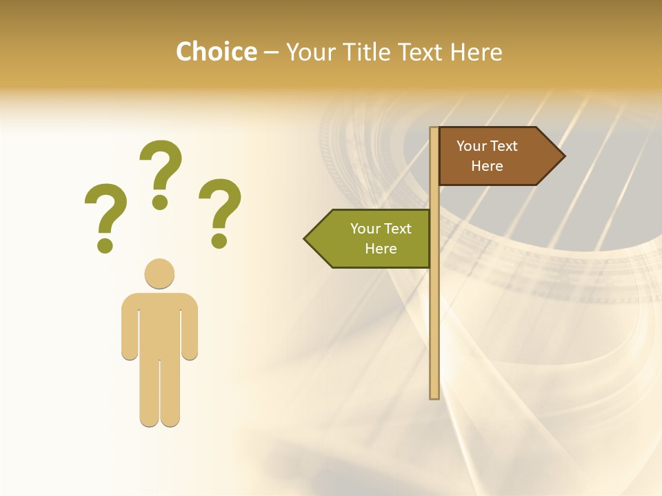 Guitar Water Digital PowerPoint Template