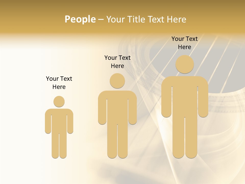 Guitar Water Digital PowerPoint Template