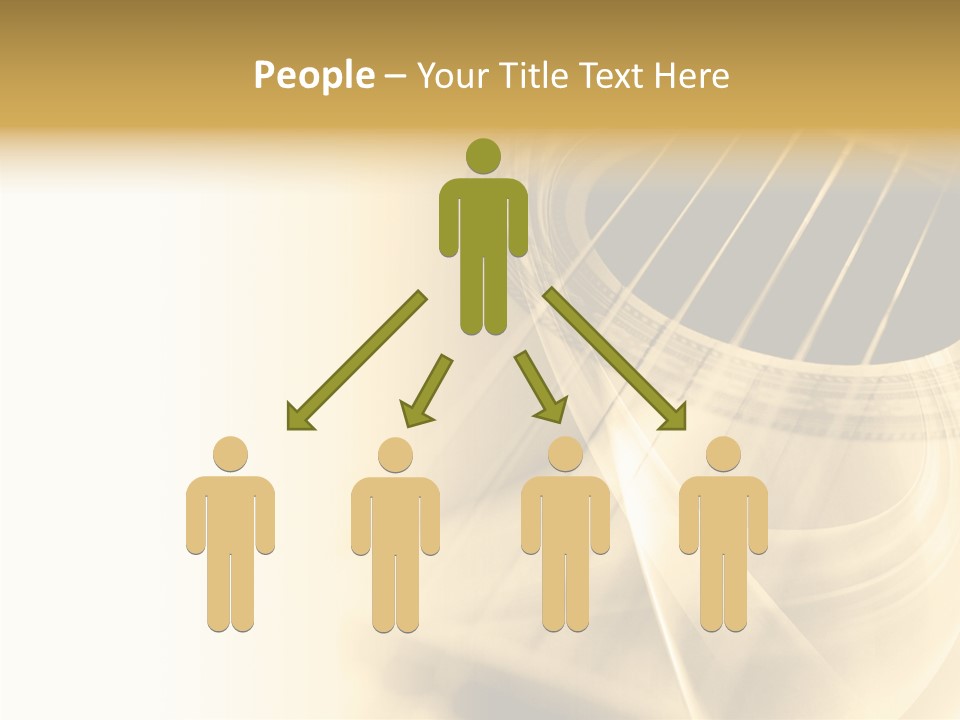 Guitar Water Digital PowerPoint Template