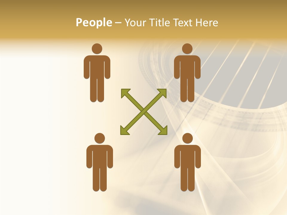 Guitar Water Digital PowerPoint Template