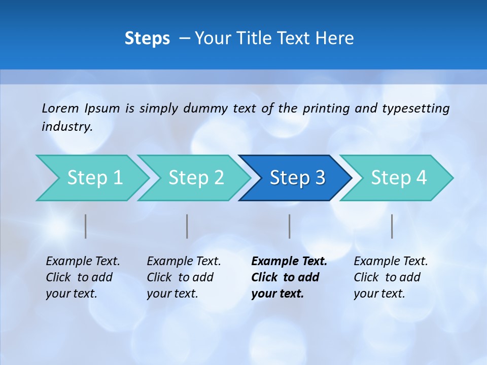 Light Celebrate Closeup PowerPoint Template