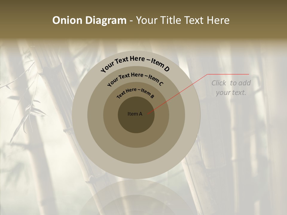 Gardening Stem Bamboo PowerPoint Template