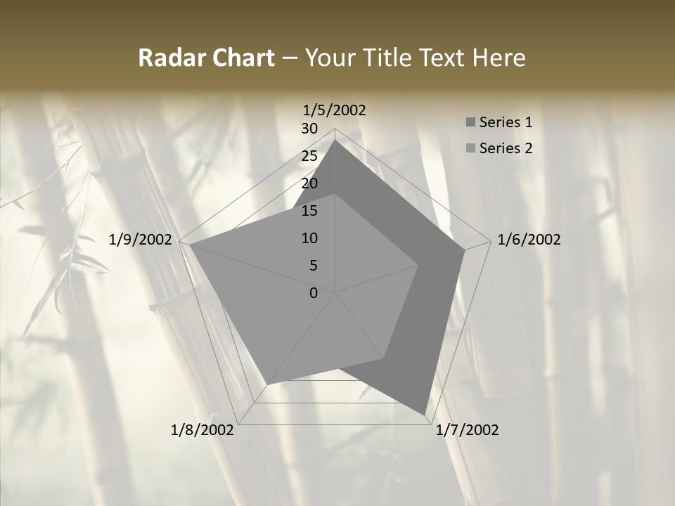 Gardening Stem Bamboo PowerPoint Template