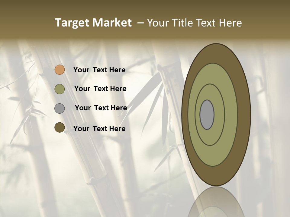 Gardening Stem Bamboo PowerPoint Template