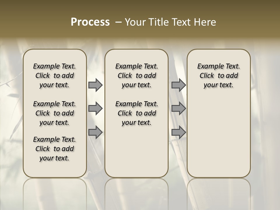 Gardening Stem Bamboo PowerPoint Template