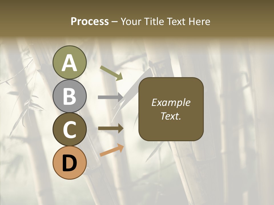 Gardening Stem Bamboo PowerPoint Template
