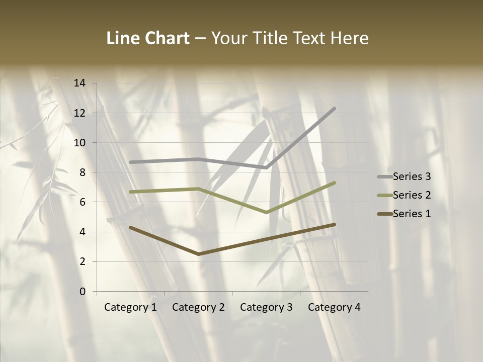 Gardening Stem Bamboo PowerPoint Template