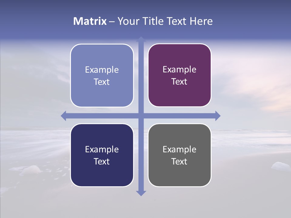 Shore Evening Color PowerPoint Template