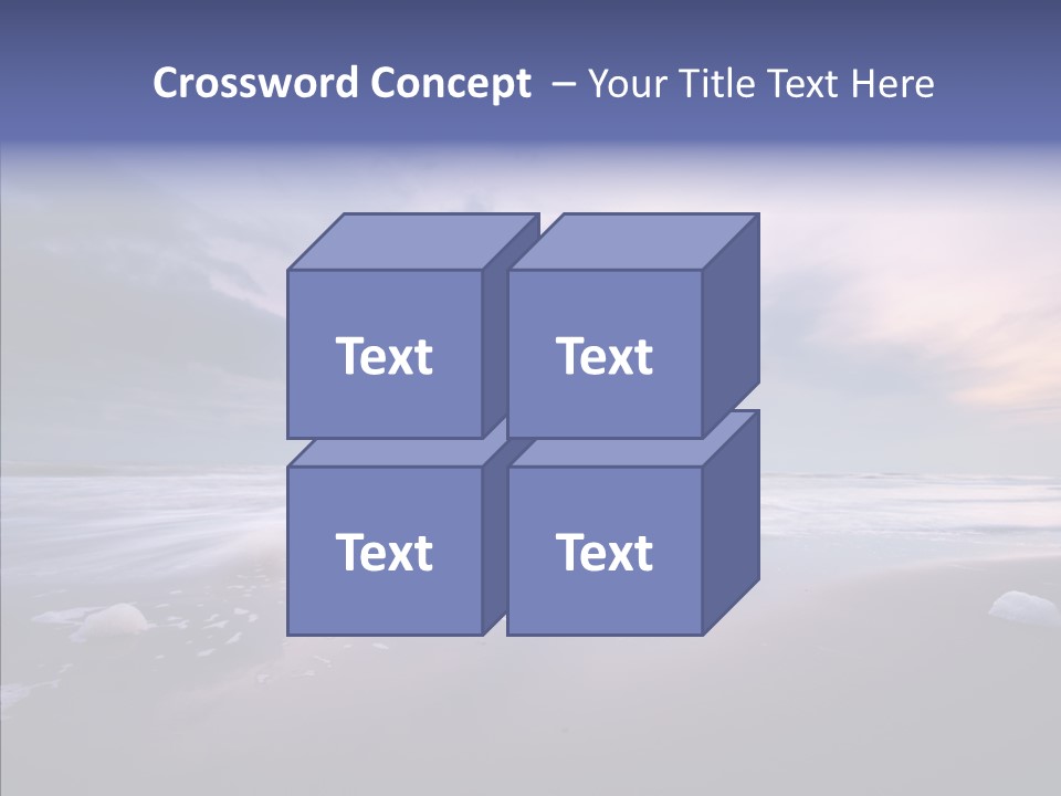 Shore Evening Color PowerPoint Template