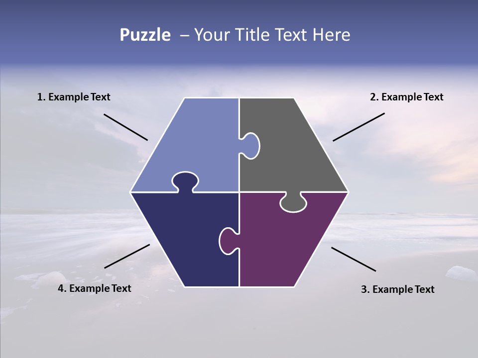 Shore Evening Color PowerPoint Template