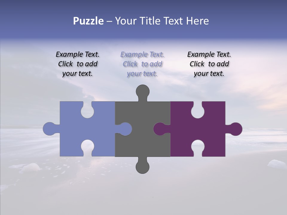 Shore Evening Color PowerPoint Template