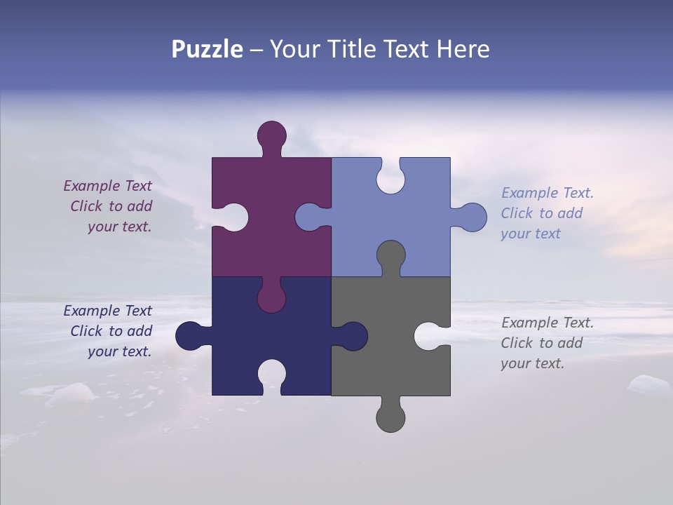 Shore Evening Color PowerPoint Template