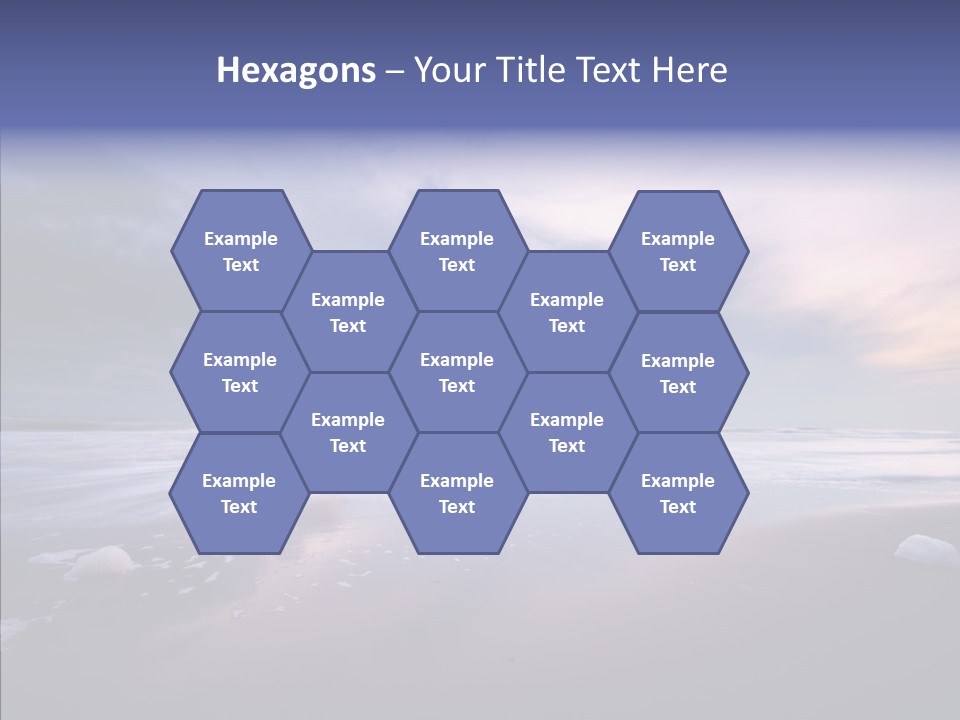 Shore Evening Color PowerPoint Template