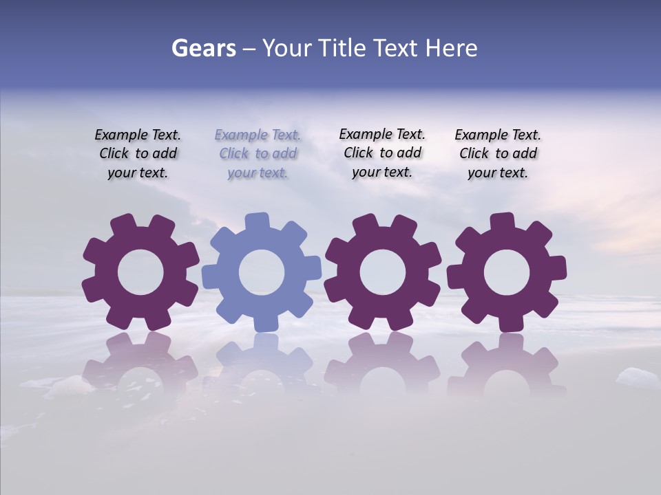 Shore Evening Color PowerPoint Template